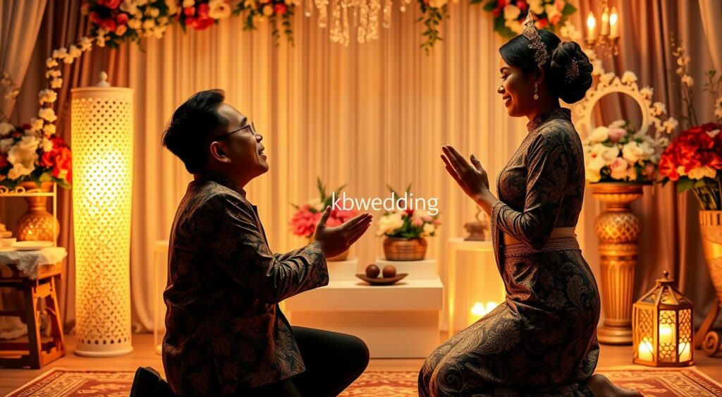 melamar wanita dengan romantis